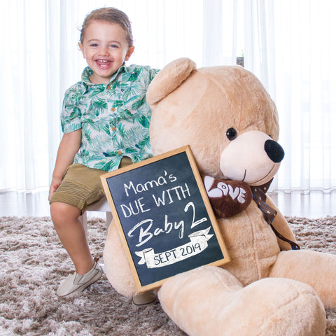 Mark the calendar - come September 19' Liam will be a BIG brother!